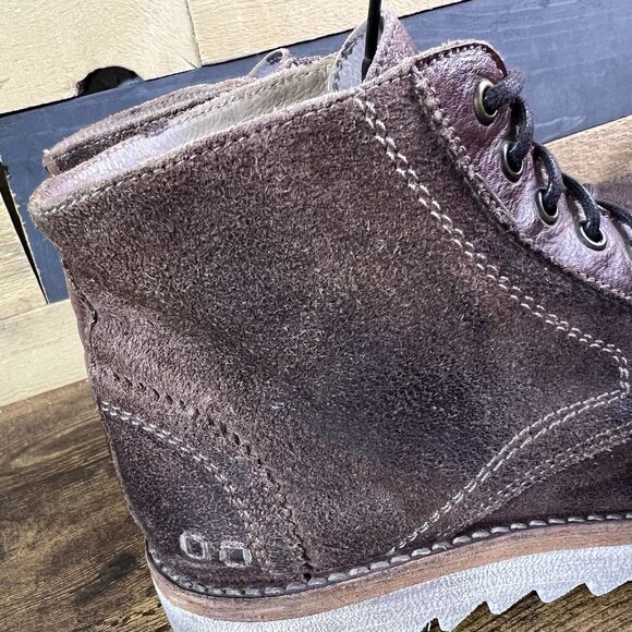 Bed Stu Mens Brown Chukka Work Boots FleshOut Leather 100% Vegetable Tan 9.5 USA main image 11